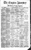 Croydon Advertiser and East Surrey Reporter Saturday 08 August 1885 Page 1