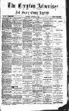 Croydon Advertiser and East Surrey Reporter Saturday 15 August 1885 Page 1