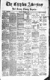 Croydon Advertiser and East Surrey Reporter Saturday 17 October 1885 Page 1