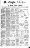 Croydon Advertiser and East Surrey Reporter Saturday 20 March 1886 Page 1