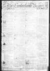 Cumberland Pacquet, and Ware's Whitehaven Advertiser Tuesday 04 May 1779 Page 1