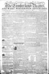 Cumberland Pacquet, and Ware's Whitehaven Advertiser Wednesday 11 March 1789 Page 1