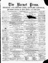 Barnet Press Saturday 13 November 1880 Page 1