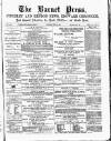 Barnet Press Saturday 18 June 1881 Page 1