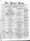 Barnet Press Saturday 12 November 1881 Page 1