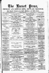 Barnet Press Saturday 18 June 1887 Page 1
