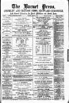 Barnet Press Saturday 30 March 1889 Page 1
