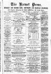 Barnet Press Saturday 17 August 1889 Page 1