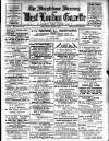 Marylebone Mercury Saturday 11 January 1913 Page 1