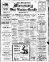 Marylebone Mercury Saturday 10 December 1921 Page 1