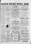 Saffron Walden Weekly News Saturday 15 June 1889 Page 1