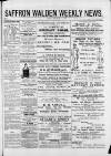 Saffron Walden Weekly News Saturday 22 June 1889 Page 1