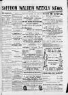 Saffron Walden Weekly News Saturday 29 June 1889 Page 1