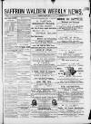 Saffron Walden Weekly News Saturday 17 August 1889 Page 1