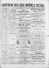 Saffron Walden Weekly News Saturday 31 August 1889 Page 1