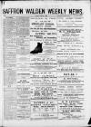 Saffron Walden Weekly News Saturday 05 October 1889 Page 1