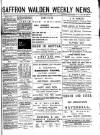 Saffron Walden Weekly News Friday 17 January 1890 Page 1