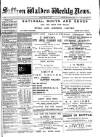 Saffron Walden Weekly News Friday 31 January 1890 Page 1