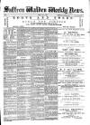 Saffron Walden Weekly News Friday 02 May 1890 Page 1