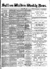 Saffron Walden Weekly News Friday 01 August 1890 Page 1