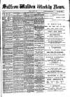 Saffron Walden Weekly News Friday 08 August 1890 Page 1
