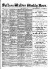 Saffron Walden Weekly News Friday 19 September 1890 Page 1