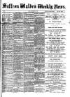 Saffron Walden Weekly News Friday 26 September 1890 Page 1