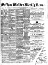 Saffron Walden Weekly News Friday 21 November 1890 Page 1
