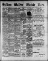 Saffron Walden Weekly News Friday 28 October 1892 Page 1