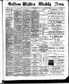 Saffron Walden Weekly News Friday 09 October 1896 Page 1