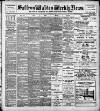 Saffron Walden Weekly News Friday 07 June 1907 Page 1