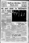 Saffron Walden Weekly News Friday 27 February 1953 Page 1