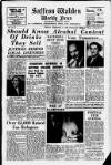 Saffron Walden Weekly News Friday 12 February 1960 Page 1