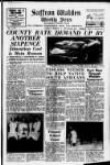 Saffron Walden Weekly News Friday 04 March 1960 Page 1