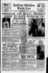 Saffron Walden Weekly News Friday 18 March 1960 Page 1