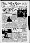 Saffron Walden Weekly News Friday 27 January 1961 Page 1