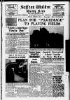 Saffron Walden Weekly News Friday 17 March 1961 Page 1