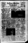 Saffron Walden Weekly News Friday 05 January 1962 Page 1