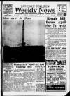 Saffron Walden Weekly News Friday 08 January 1965 Page 1