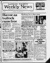 Saffron Walden Weekly News Thursday 02 October 1980 Page 1