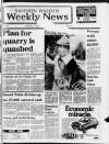 Saffron Walden Weekly News Thursday 17 September 1981 Page 1