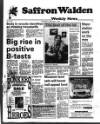 Saffron Walden Weekly News Thursday 07 January 1988 Page 1