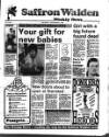 Saffron Walden Weekly News Thursday 01 December 1988 Page 1