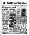 Saffron Walden Weekly News Thursday 29 December 1988 Page 1