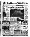 Saffron Walden Weekly News Thursday 23 February 1989 Page 1