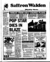 Saffron Walden Weekly News Thursday 25 April 1991 Page 1