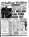 Saffron Walden Weekly News Thursday 01 October 1992 Page 1