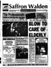 Saffron Walden Weekly News Thursday 11 March 1993 Page 1
