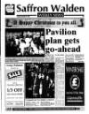 Saffron Walden Weekly News Thursday 21 December 1995 Page 1