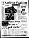 Saffron Walden Weekly News Thursday 01 February 1996 Page 1